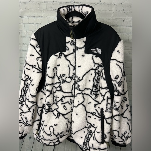 The North Face Tops - The North Face Abstract Fleece Lined Panelled Jumper | Sm Lg